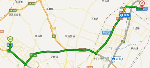 郫县到青白江经不经过新繁镇
