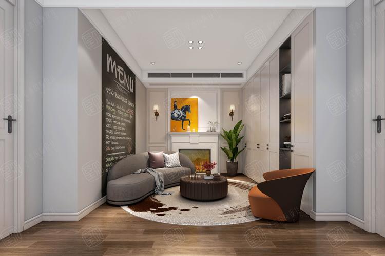 装修休闲厅效果图