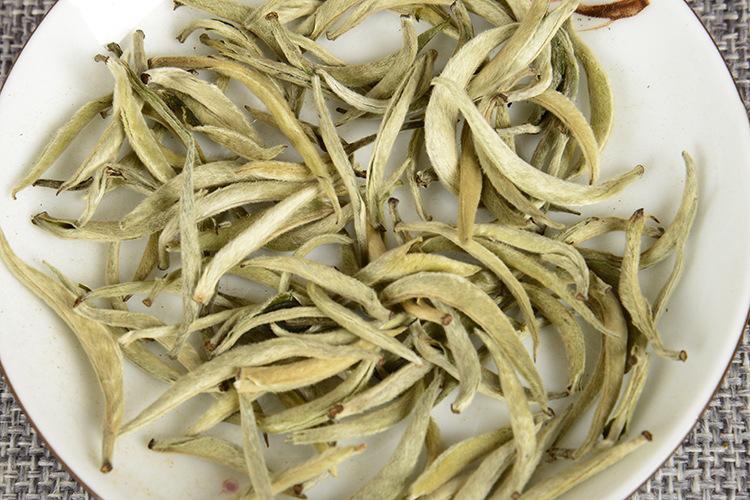 批发云南茶叶 单芽大白毫 景谷大白芽 月光白 生茶散茶 古树白茶