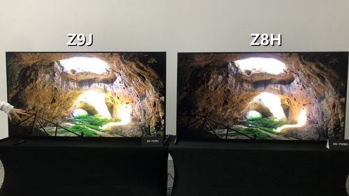 索尼2021年新品j系电视抢先评测,xr vs x1芯片实机对比点评!