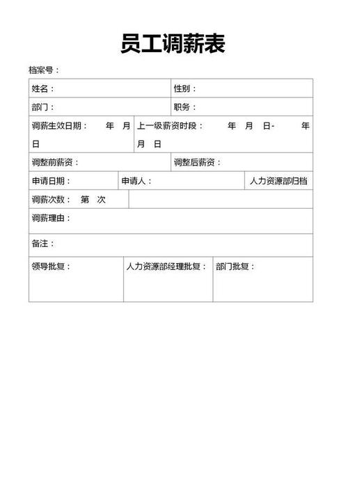 员工转正申请(申请书范文,申请表,调薪表,通知函,评估