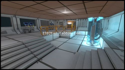 unity3d室内场景模型包 unity科幻游戏太空舱场景资源