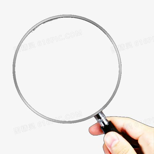 手持放大镜插图图片免费下载_png素材_编号vr7ixey31