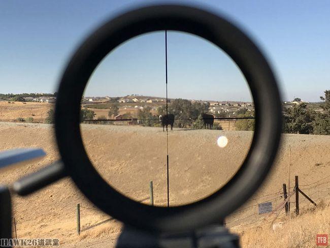 评测:eotech vudu 1-8×24瞄准镜 实景拍摄不同距离的视野变化