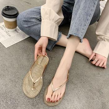 新年装精选网红夏季新款韩版拖鞋女学生时尚人字拖女士潮流沙滩凉鞋佐