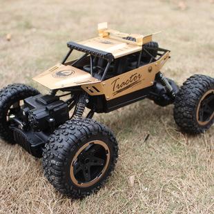 厂家直销遥控合金四驱越野攀爬车大脚遥控车儿童电动玩具男孩赛车