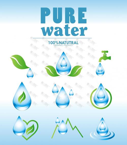 懒人图库提供精品模板,素材下载,本设计作品为创意水滴logo图案,格式