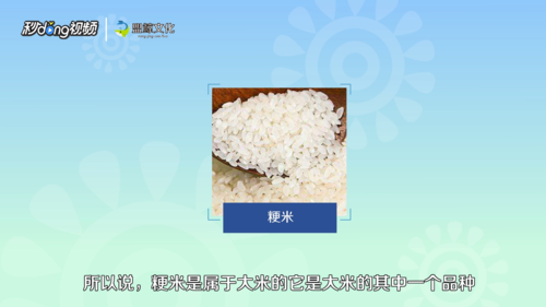 如何区分粳米和大米