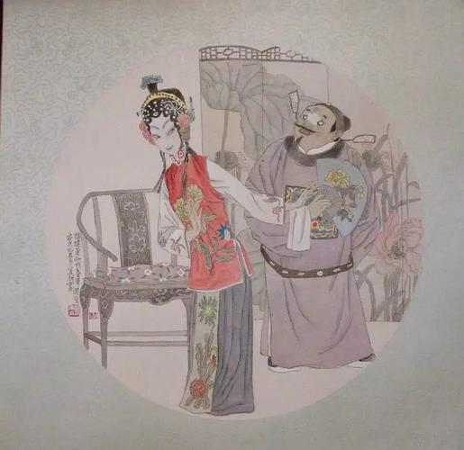 飘逸之美|林宜耕的戏曲人物工笔画