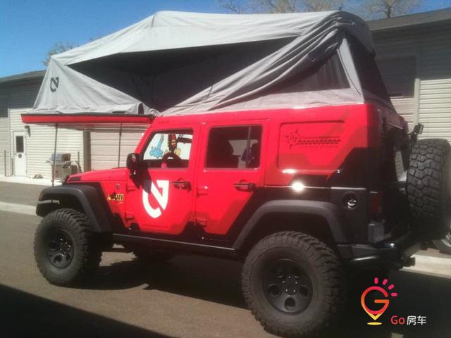 ursa minor车顶帐篷让jeep牧马人秒变房车