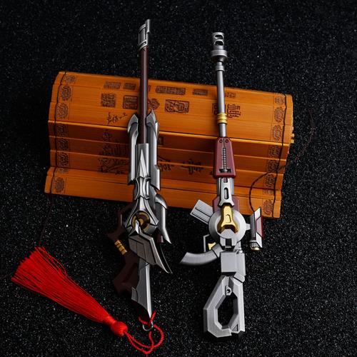 王者百里守约静谧之眼兵器绝影神枪20cm动漫周边武器模型cos道具