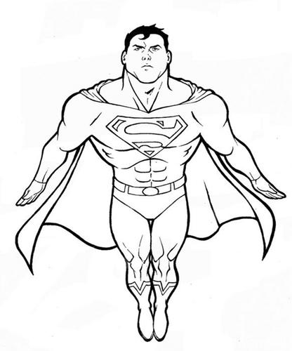 超人简笔画图片大全