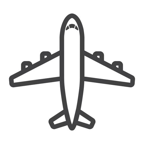 飞机,线条,象征,运输,空气,空运工具,标识,矢量,电脑制图,直线,图案
