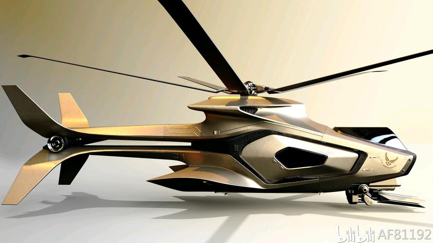 【载具设定】科幻直升机设定图1