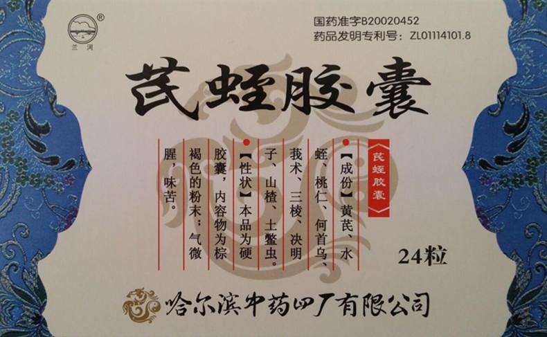 兰河 芪蛭胶囊 24粒