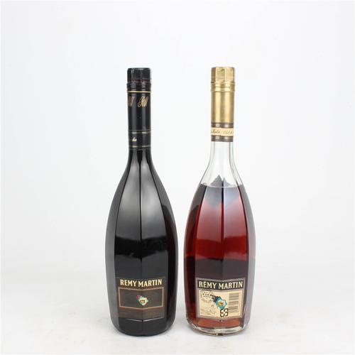 90年代人头马club 角马40度700ml*2瓶老洋酒收藏