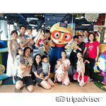shark ball pool, toddler slide, pororo"s house, loopy"s cafe &