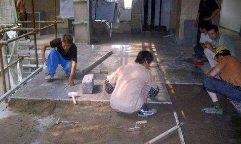 家居装修地面施工之如何铺设石材