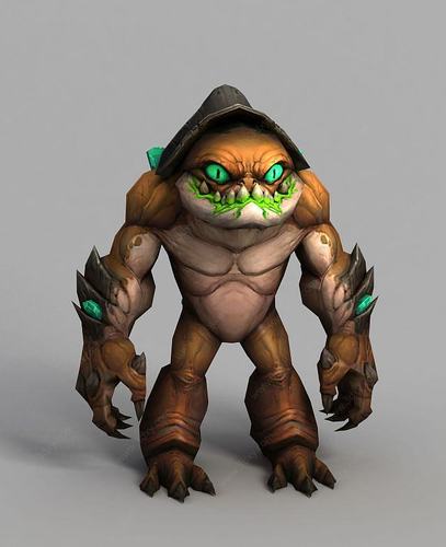 3d魔兽世界游戏怪兽模型