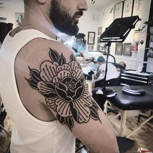 school 素花纹身手稿_成都九素刺青纹身