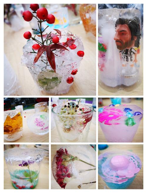 品格田园创汇幼儿园特色活动之--冰雕