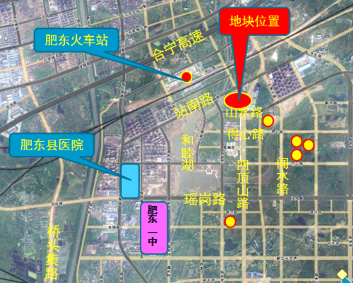 肥东fd202010号地块,位于合肥东部新城核心区山水路与闻水路交口西北