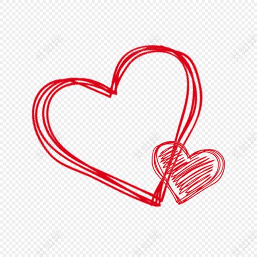爱心手绘边框素材