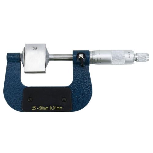 公法线千分尺 123-101盘型千分尺0-25mm 机械式千分尺