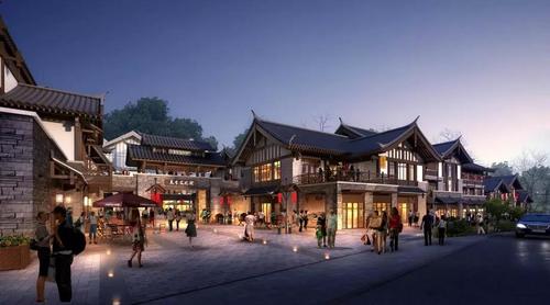 (碧桂园茶马古镇商业街效果图)