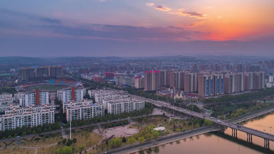 当阳二桥延时航拍视频素材