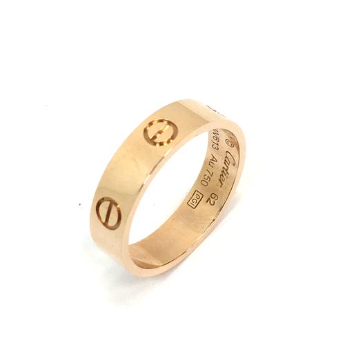 cartier(卡地亚) love系列18k金戒指62