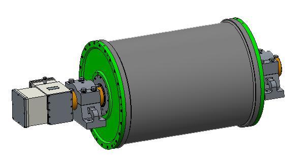 澎湃号>中国中车> 具体了解"永磁直驱电动滚筒"#02中车永济电机首次