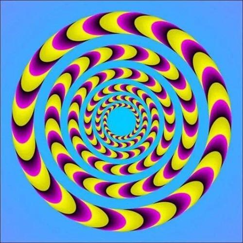 一组有趣的旋转图;不是风动,不是幡动,仁者心动.