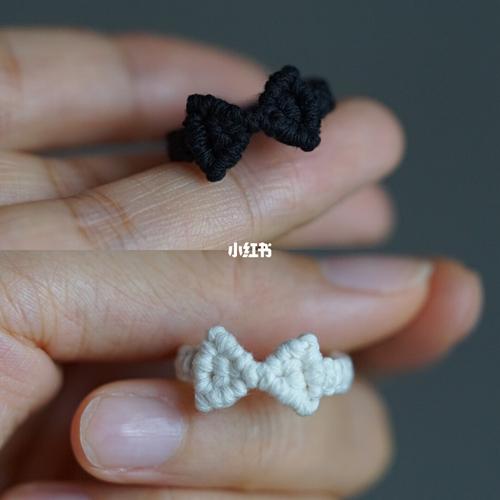 编织蝴蝶结96戒指～_戒指_蝴蝶结_我的手工日常_兴趣爱好_手工