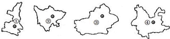 四川省的轮廓简笔画