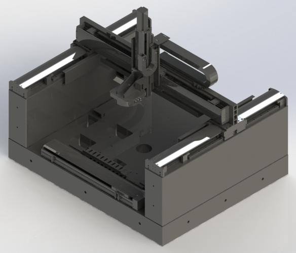 直线电机应用龙门双驱直线电机平台1