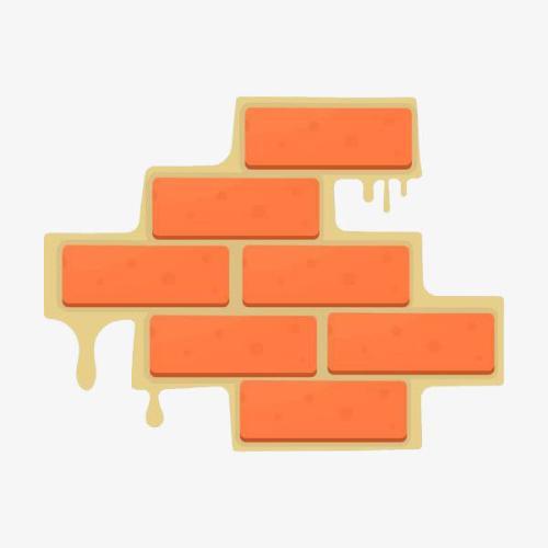 泥土砖块简笔画