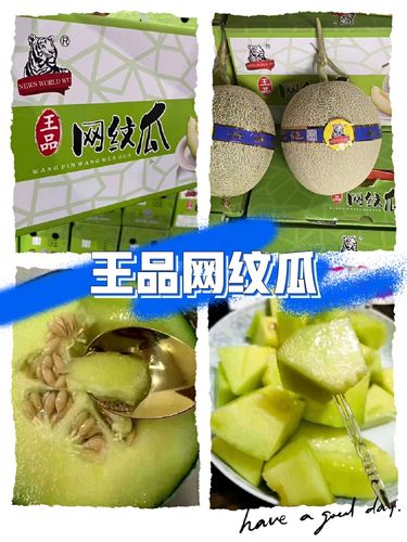 王品网纹瓜,瓜如其名,目前少有的好瓜_杭州湖滨银泰in