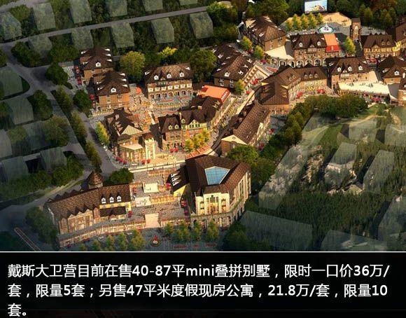 戴斯大卫营在售47平度假公寓 21.8万/套
