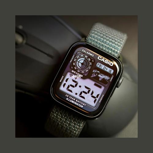 表盘展示每天都是新手表_卡西欧怎么样_苹果_手表_教程_壁纸_苹果手表