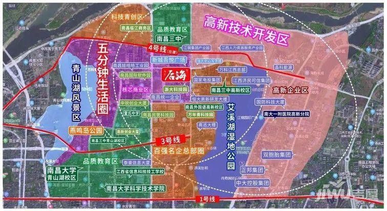 东汇后海无疑是值得购买的,该项目位于南昌市高新区艾溪湖北路,即