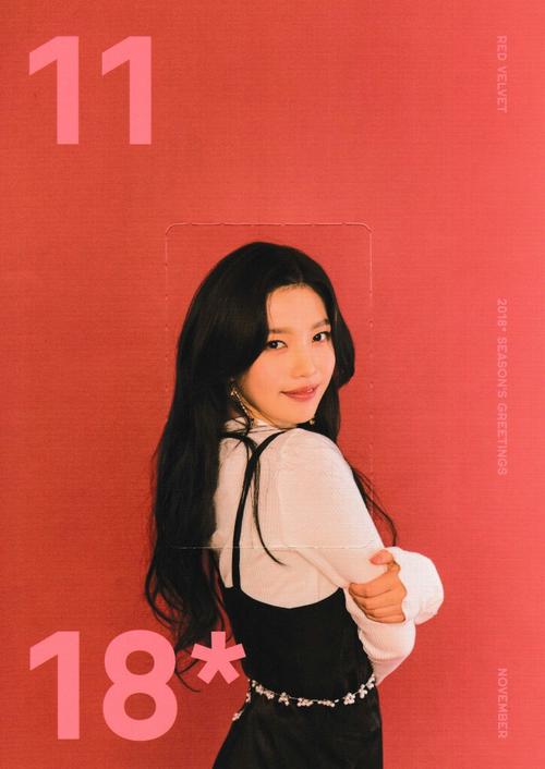 朴秀荣 joy redvelvet 2018年台历扫图 cr.rvgomsg