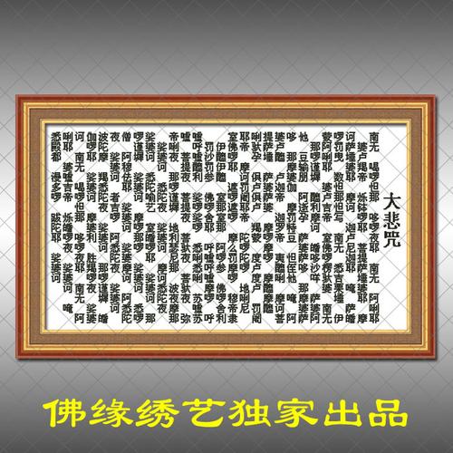 喜欢大悲咒图解纸挂画的还喜欢