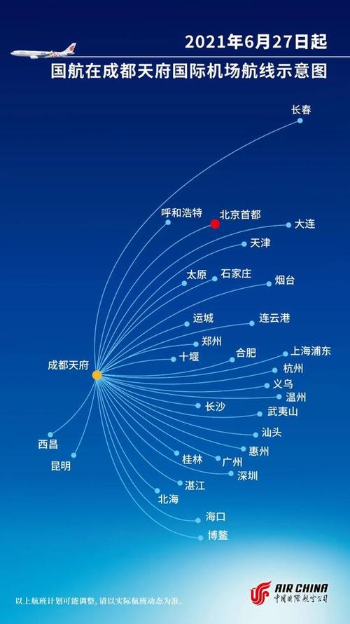 成都双流国际机场稳步运营的同时,在天府国际机场陆续投入飞机17架