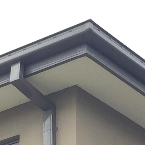 河北唐山遵化景区天沟雨水方管_pvc檐沟排水槽_批发基地