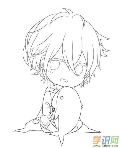 手绘动漫简单图片铅笔画_手绘动漫简单素材铅笔画