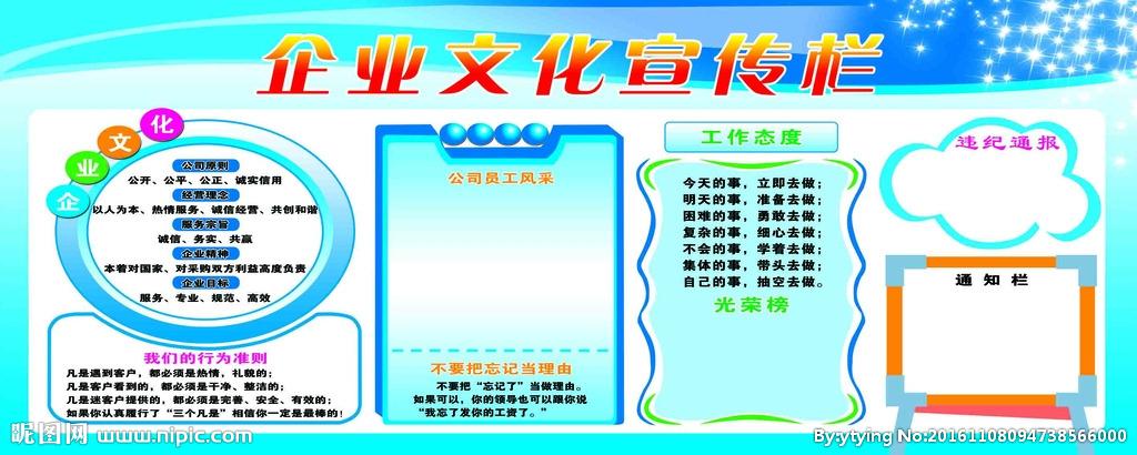 企业文化宣传栏图片