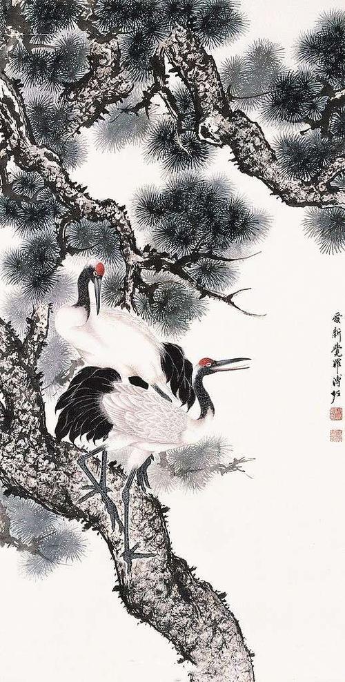 松鹤图