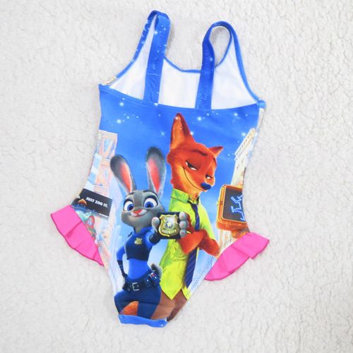 疯狂动物城 棉尾兔 赤狐 女中小童泳衣
