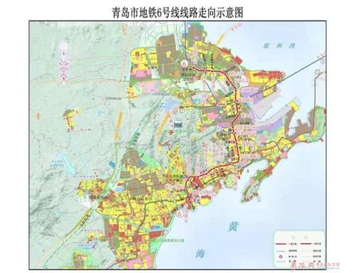 串联黄岛三大功能区,地铁6号线新进展来啦!